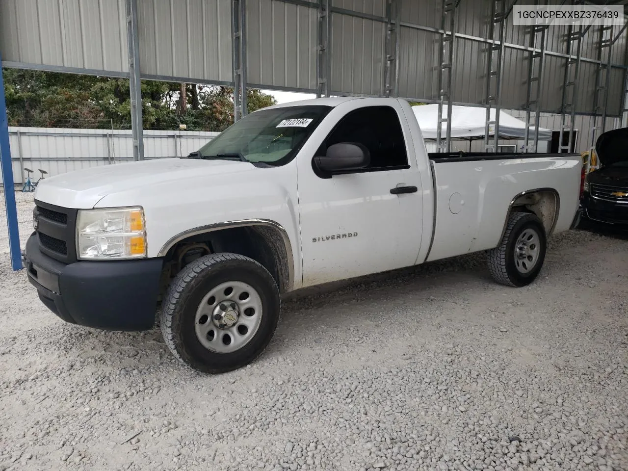 2011 Chevrolet Silverado C1500 VIN: 1GCNCPEXXBZ376439 Lot: 72122194