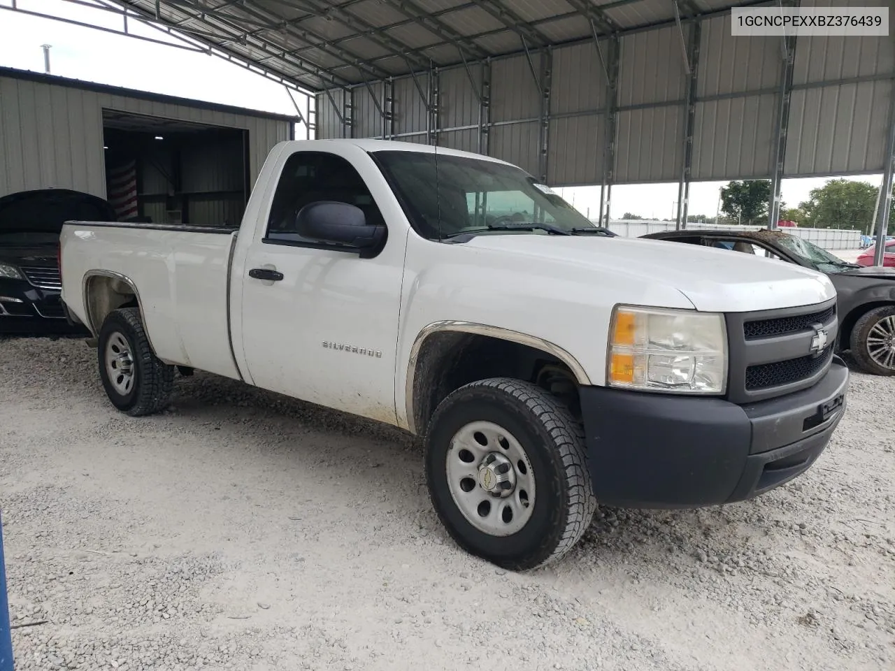 2011 Chevrolet Silverado C1500 VIN: 1GCNCPEXXBZ376439 Lot: 72122194