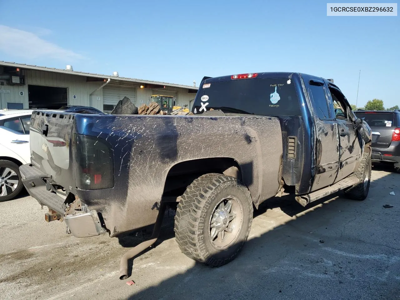 2011 Chevrolet Silverado C1500 Lt VIN: 1GCRCSE0XBZ296632 Lot: 72122444