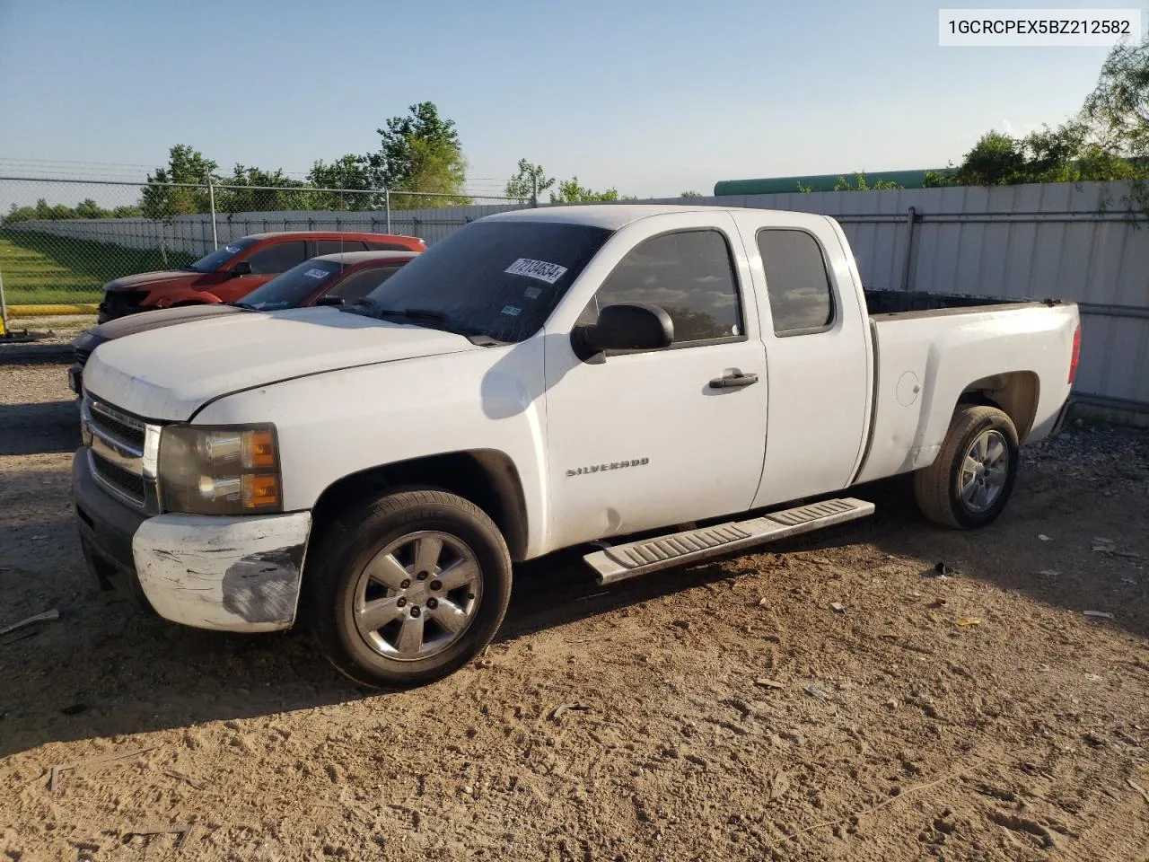 2011 Chevrolet Silverado C1500 VIN: 1GCRCPEX5BZ212582 Lot: 72134634