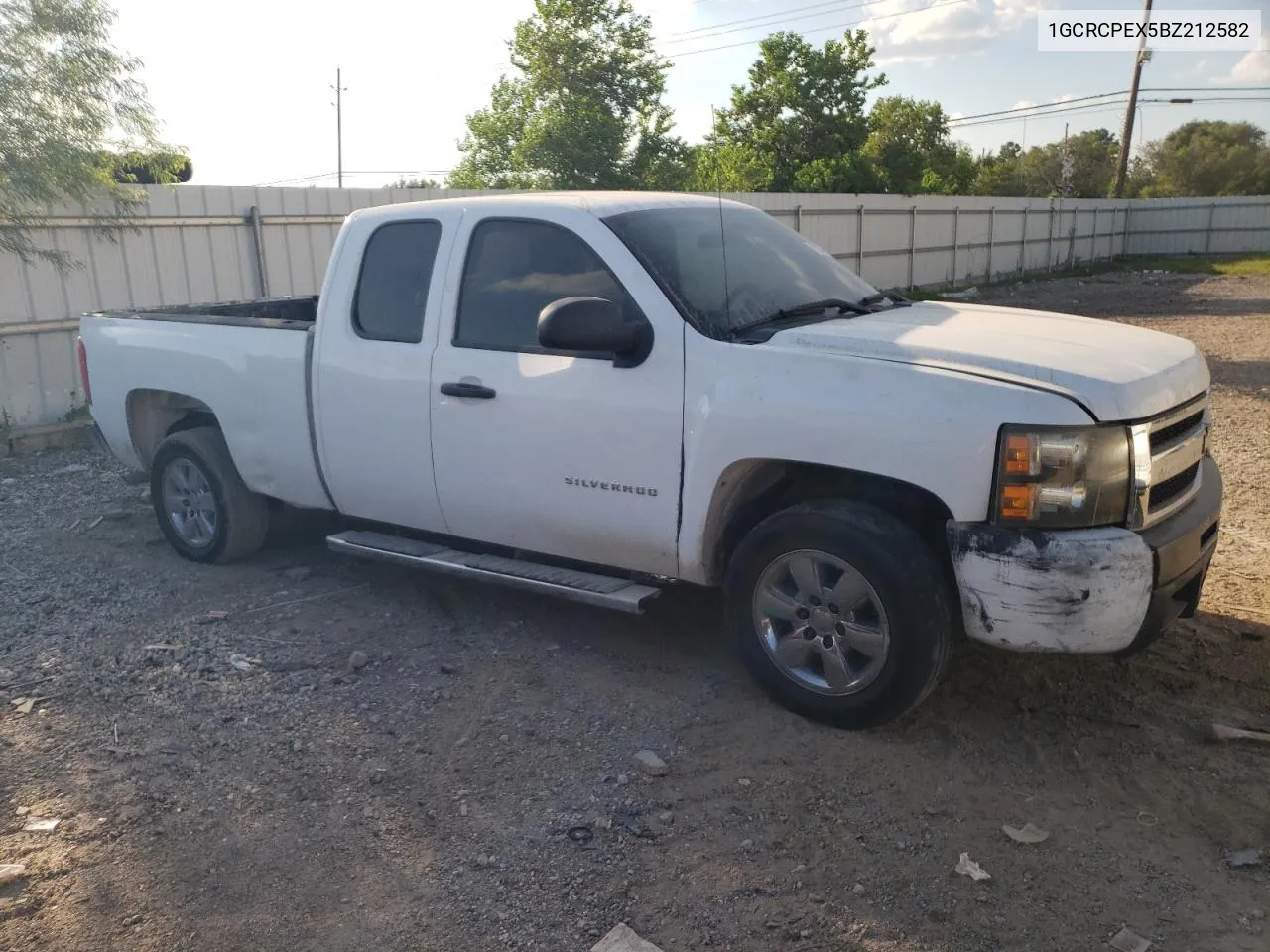 2011 Chevrolet Silverado C1500 VIN: 1GCRCPEX5BZ212582 Lot: 72134634