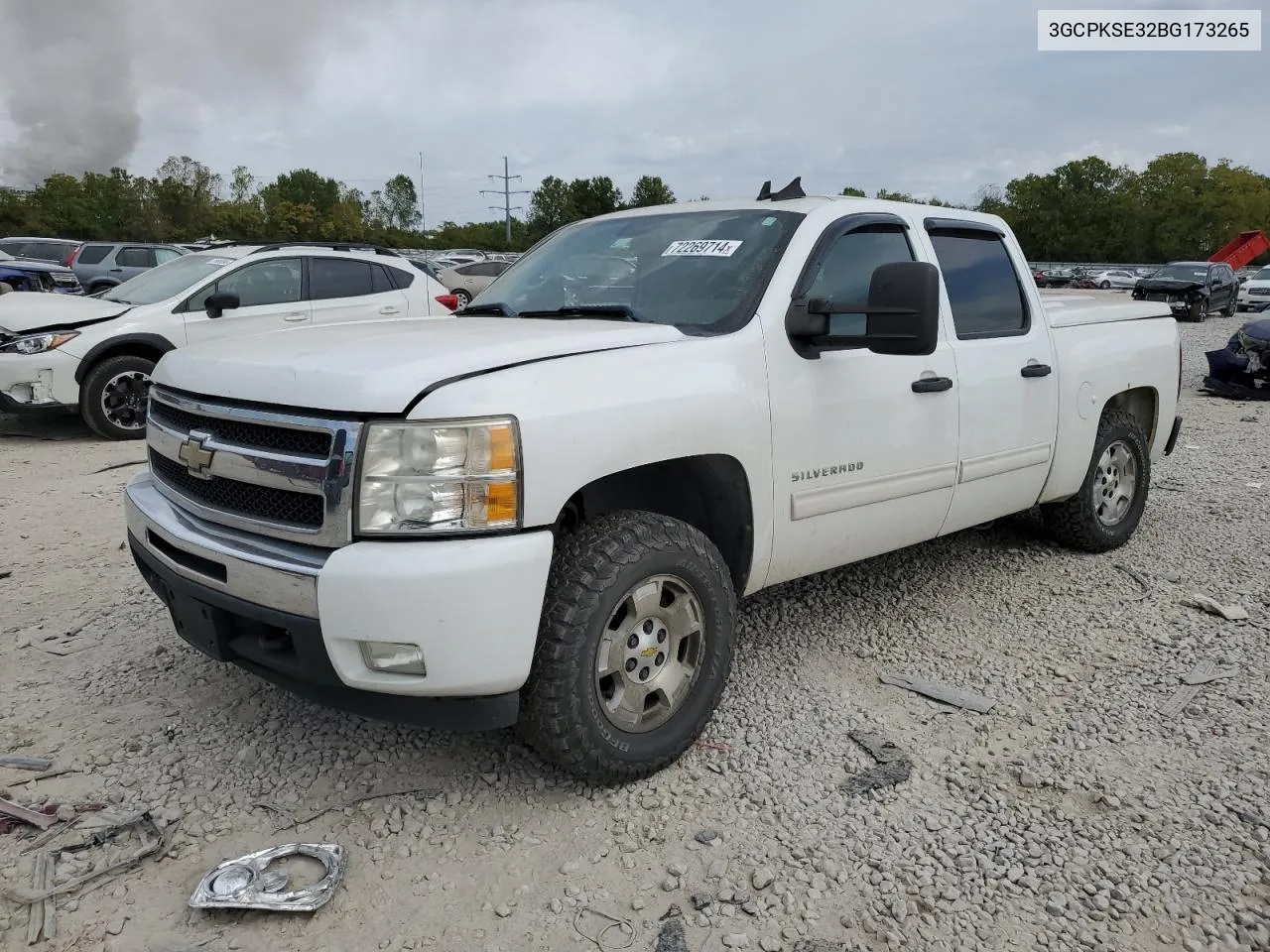 3GCPKSE32BG173265 2011 Chevrolet Silverado K1500 Lt