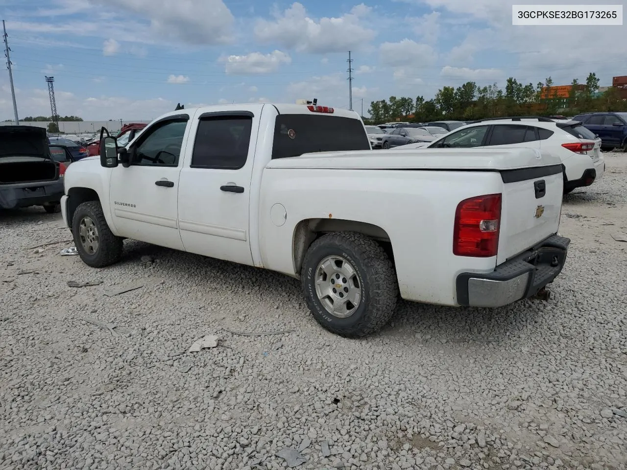 3GCPKSE32BG173265 2011 Chevrolet Silverado K1500 Lt