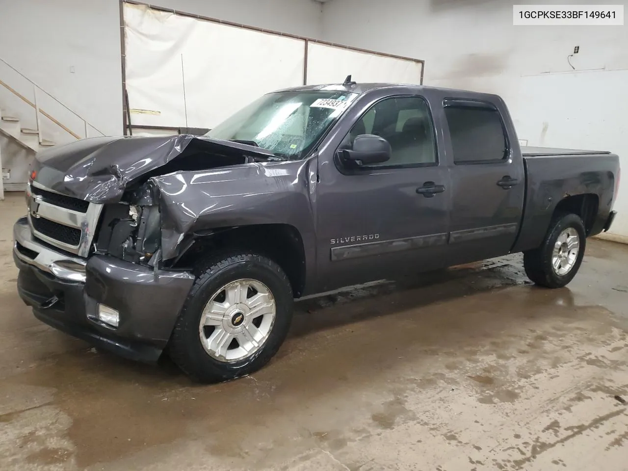 2011 Chevrolet Silverado K1500 Lt VIN: 1GCPKSE33BF149641 Lot: 72349374