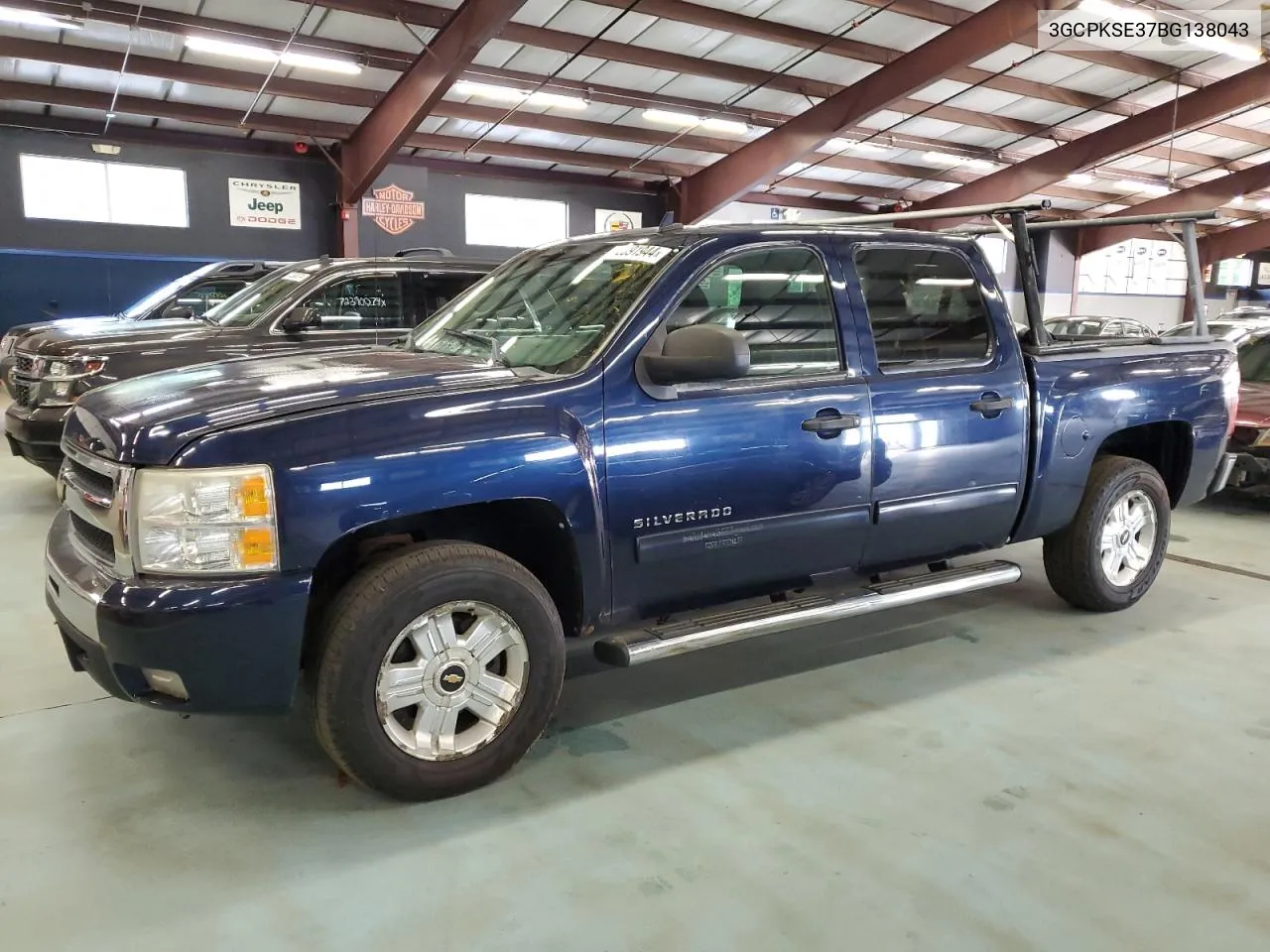 2011 Chevrolet Silverado K1500 Lt VIN: 3GCPKSE37BG138043 Lot: 72391944