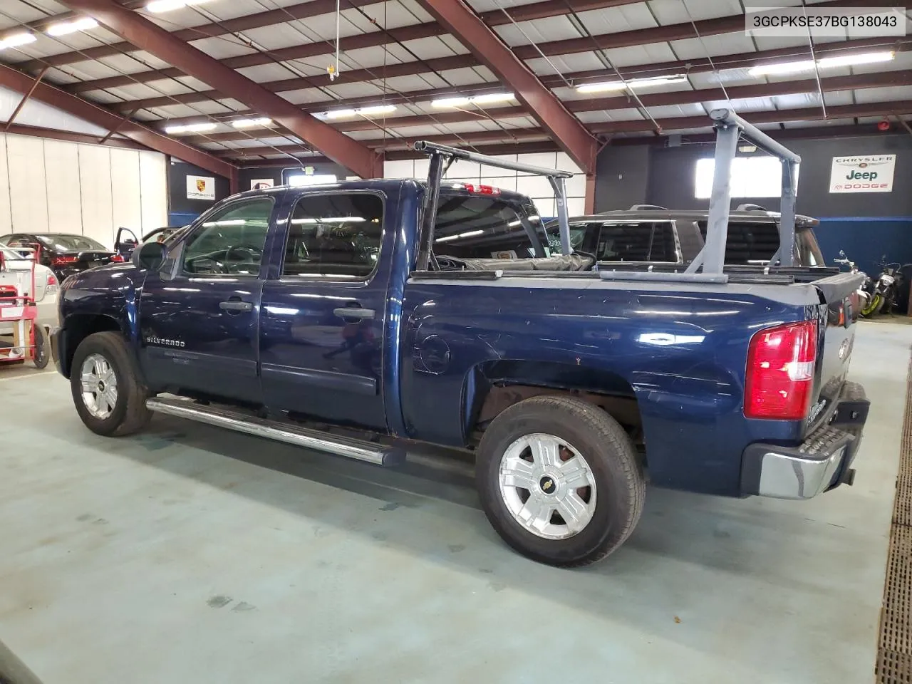 2011 Chevrolet Silverado K1500 Lt VIN: 3GCPKSE37BG138043 Lot: 72391944