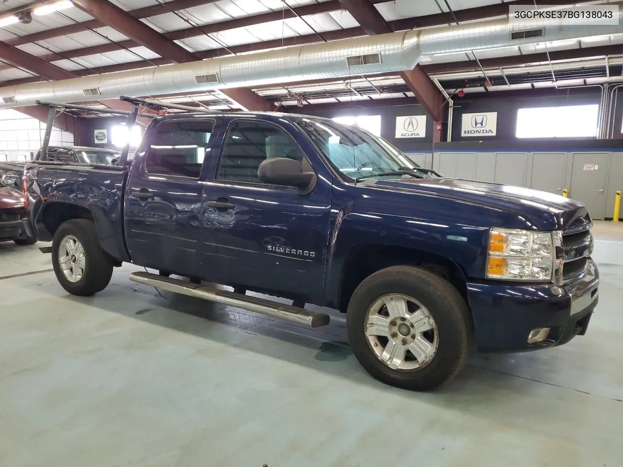 2011 Chevrolet Silverado K1500 Lt VIN: 3GCPKSE37BG138043 Lot: 72391944