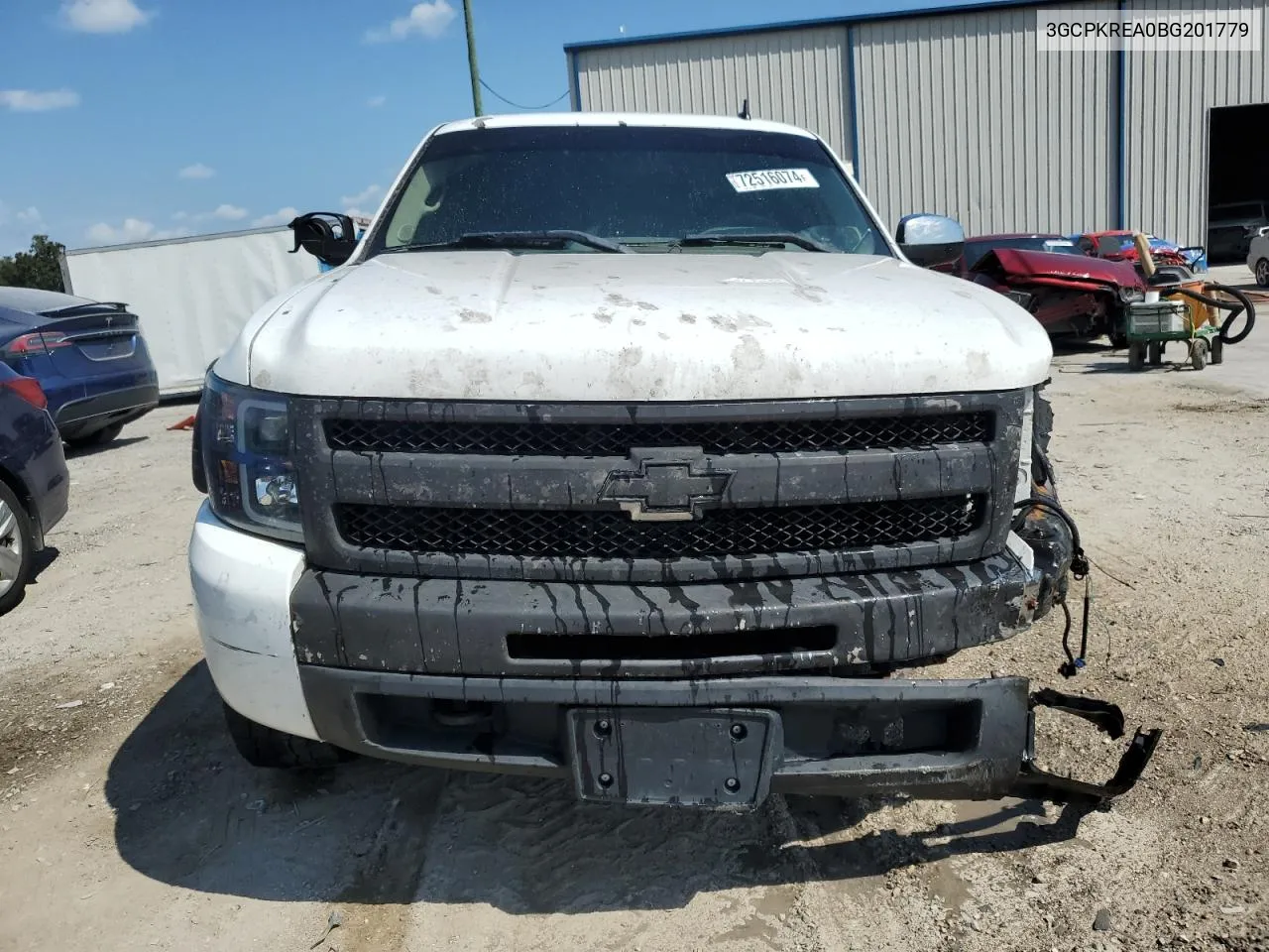 2011 Chevrolet Silverado K1500 Ls VIN: 3GCPKREA0BG201779 Lot: 72516074