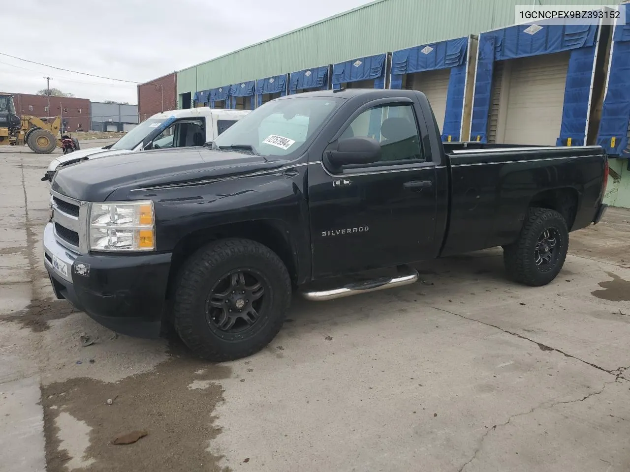 2011 Chevrolet Silverado C1500 VIN: 1GCNCPEX9BZ393152 Lot: 72757994