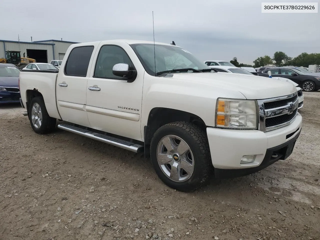 2011 Chevrolet Silverado K1500 Ltz VIN: 3GCPKTE37BG229626 Lot: 72820374