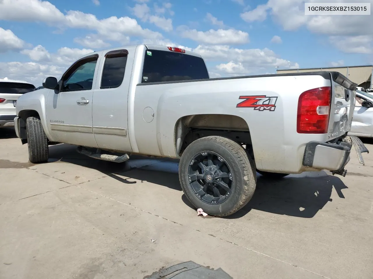 2011 Chevrolet Silverado K1500 Lt VIN: 1GCRKSE3XBZ153015 Lot: 72929944