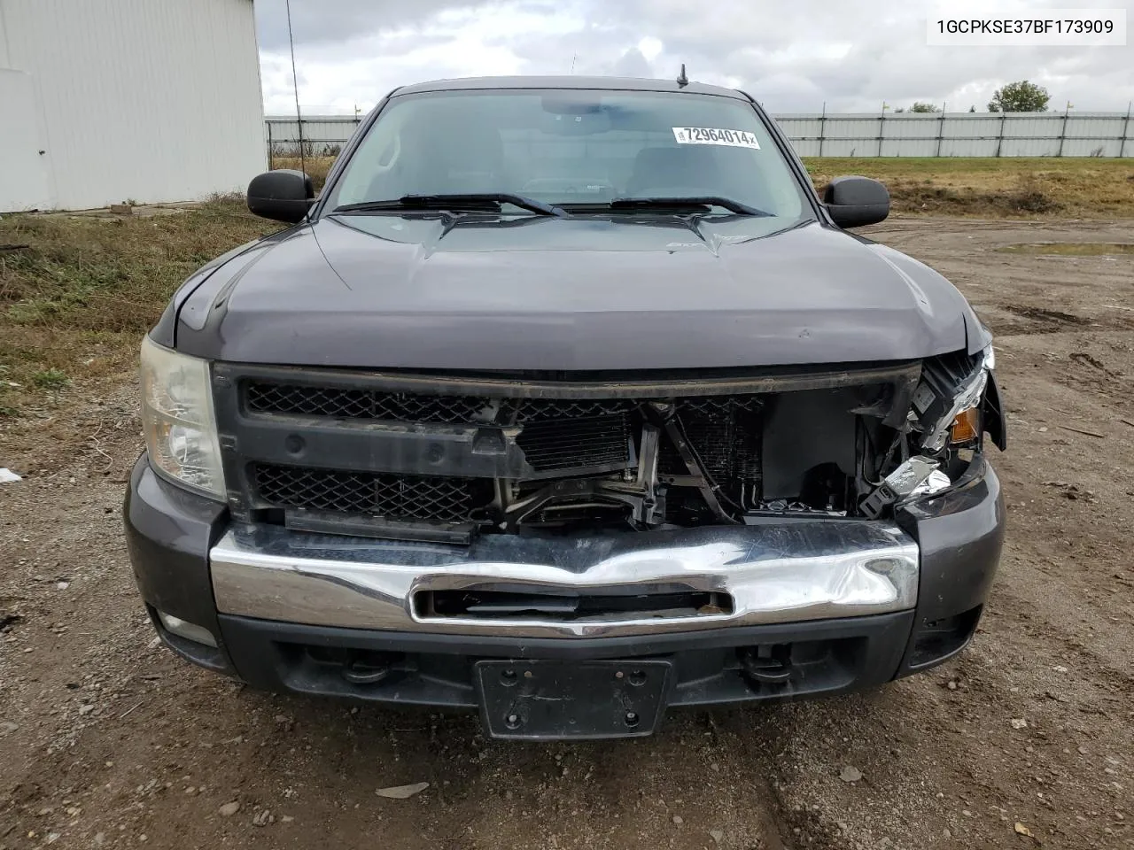 2011 Chevrolet Silverado K1500 Lt VIN: 1GCPKSE37BF173909 Lot: 72964014