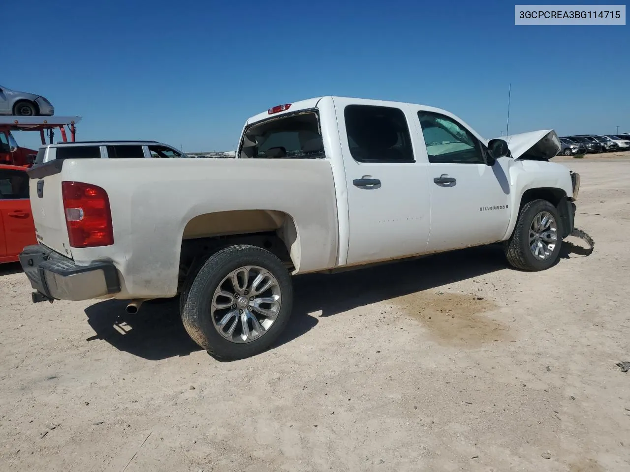 2011 Chevrolet Silverado C1500 Ls VIN: 3GCPCREA3BG114715 Lot: 72989904