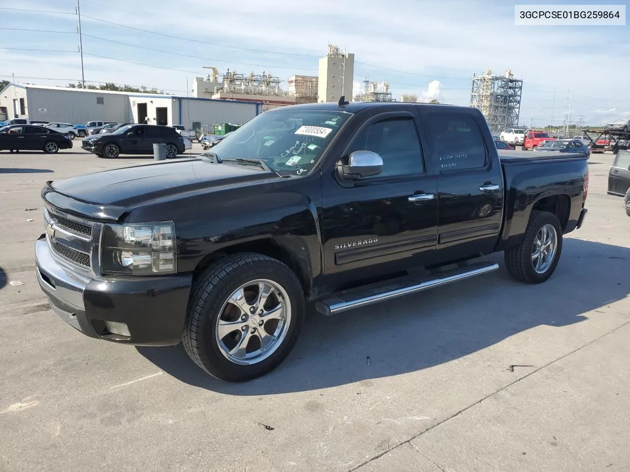 2011 Chevrolet Silverado C1500 Lt VIN: 3GCPCSE01BG259864 Lot: 73000554