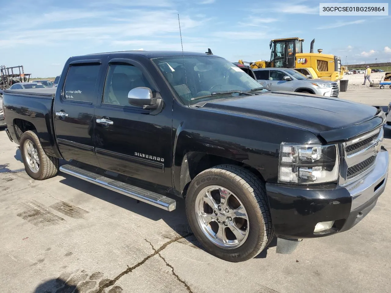 2011 Chevrolet Silverado C1500 Lt VIN: 3GCPCSE01BG259864 Lot: 73000554