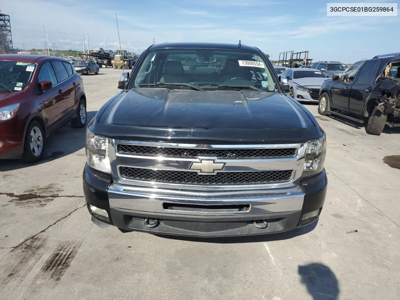 2011 Chevrolet Silverado C1500 Lt VIN: 3GCPCSE01BG259864 Lot: 73000554