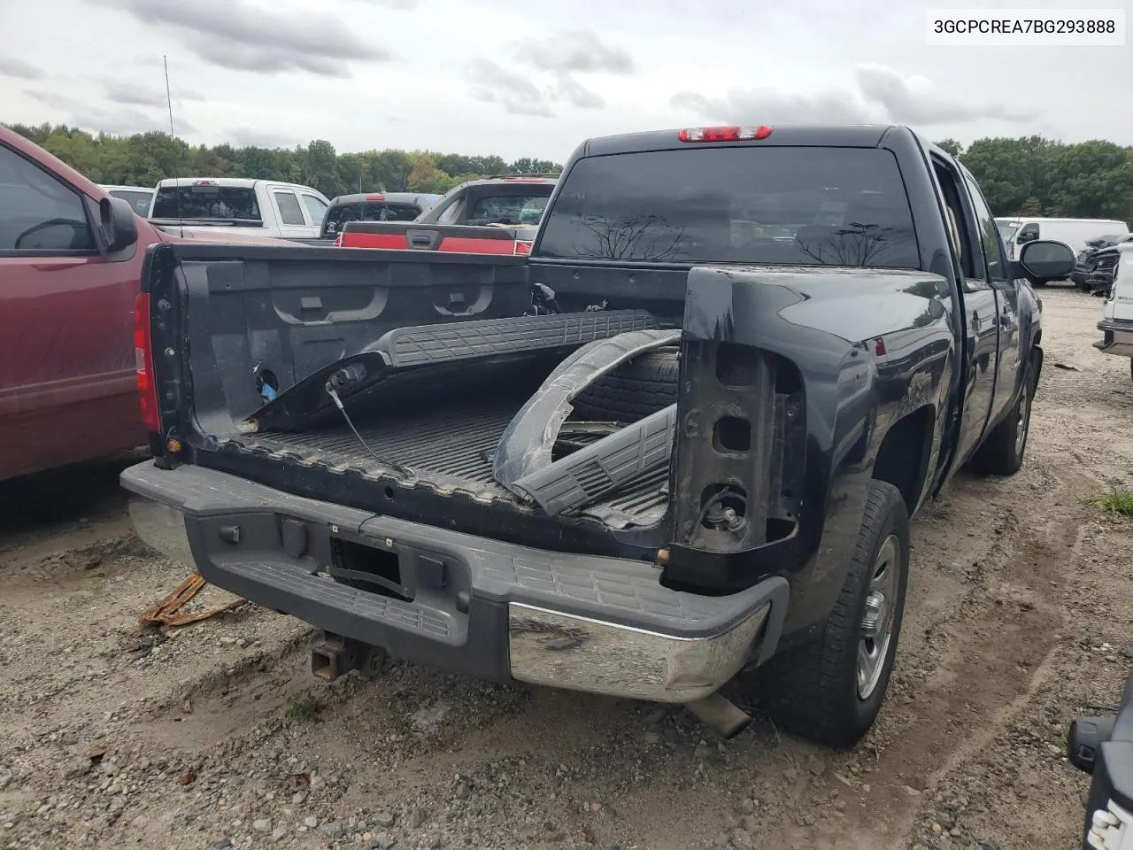 2011 Chevrolet Silverado C1500 Ls VIN: 3GCPCREA7BG293888 Lot: 73226414