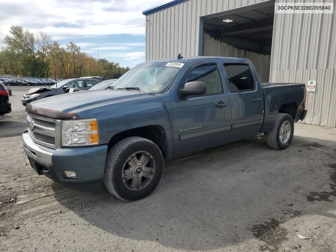 2011 Chevrolet Silverado K1500 Lt VIN: 3GCPKSE32BG395840 Lot: 73328944