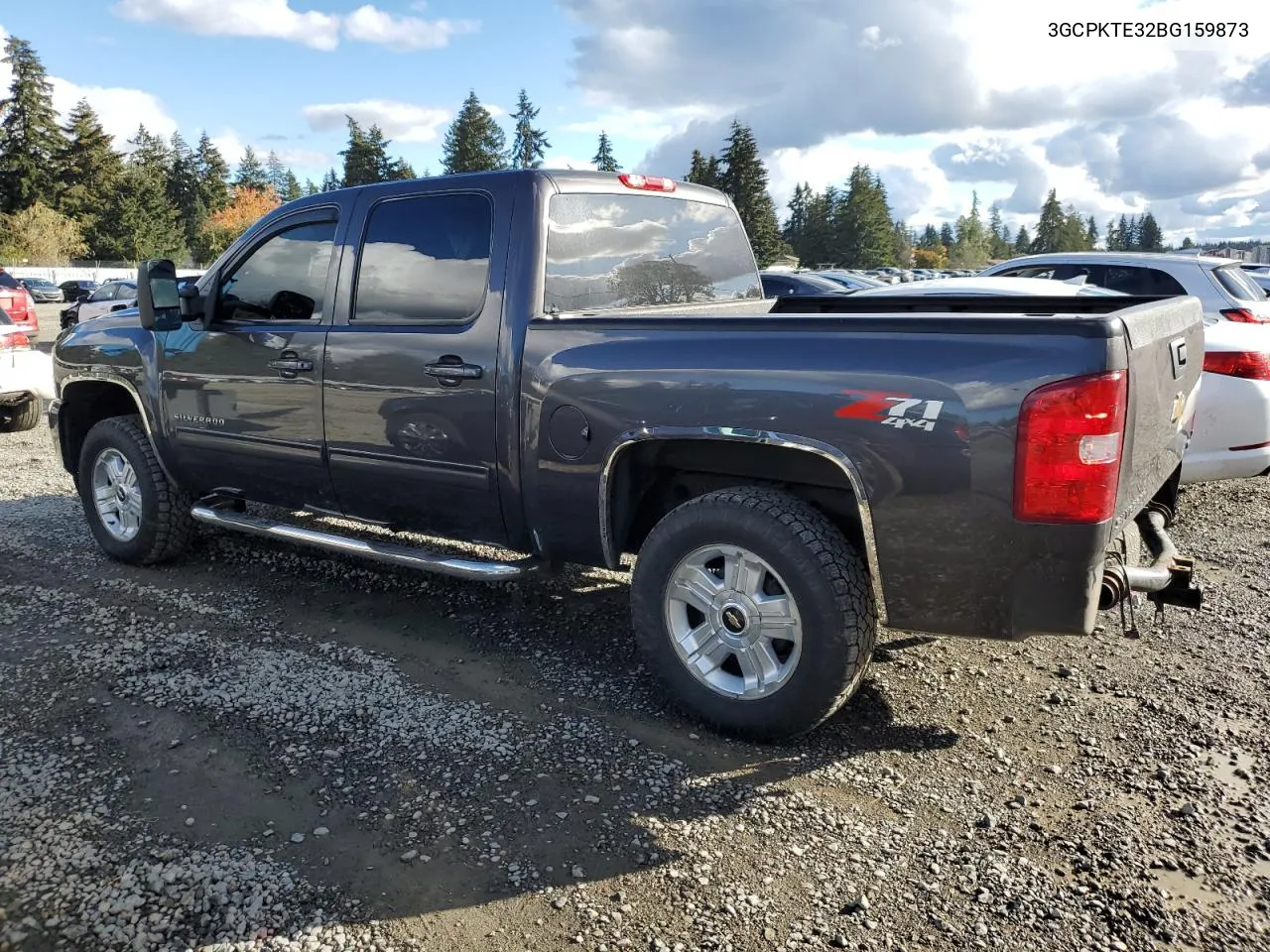 2011 Chevrolet Silverado K1500 Ltz VIN: 3GCPKTE32BG159873 Lot: 73373234