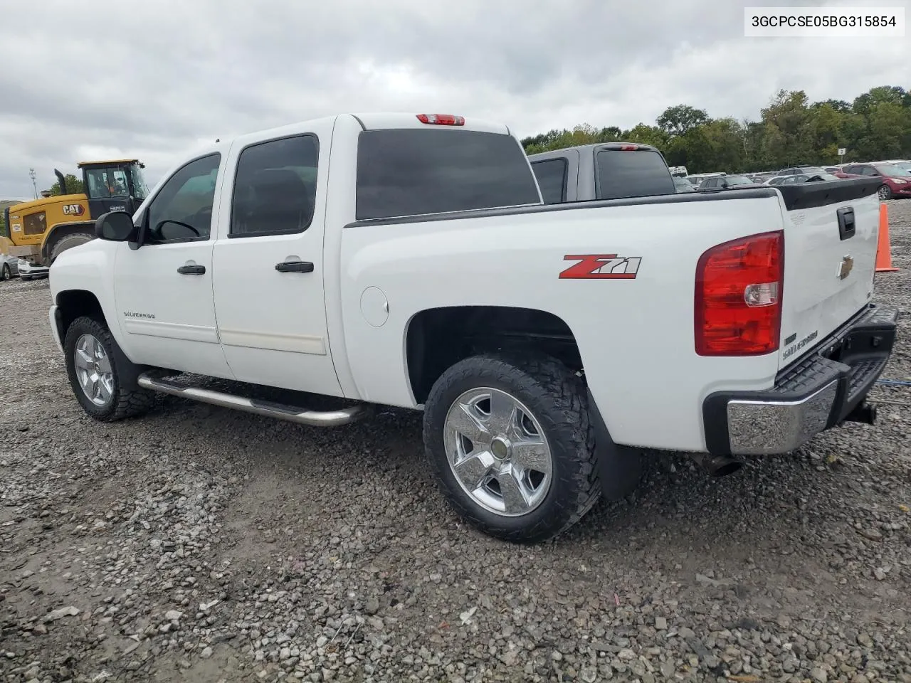 2011 Chevrolet Silverado C1500 Lt VIN: 3GCPCSE05BG315854 Lot: 73397854