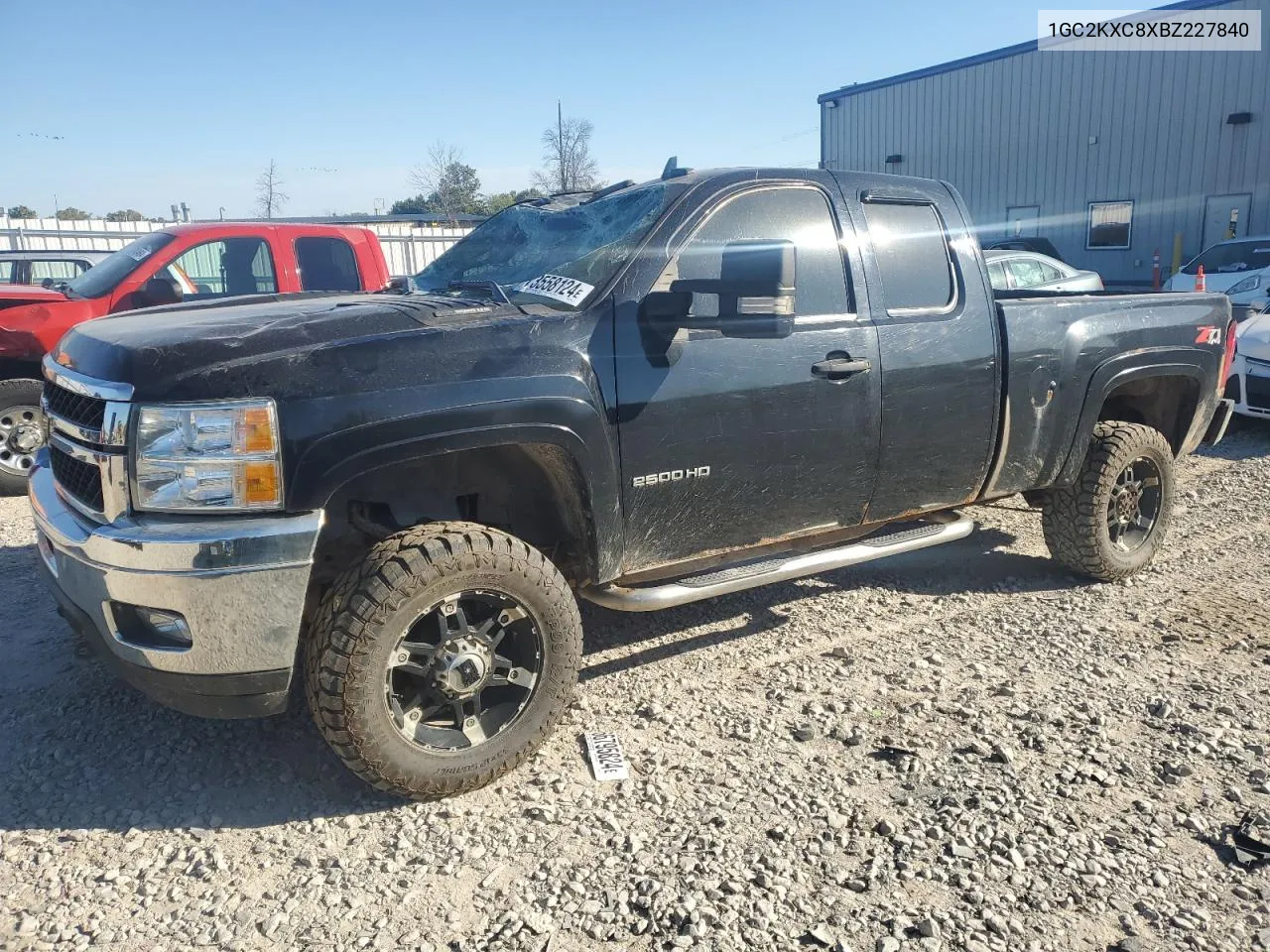 1GC2KXC8XBZ227840 2011 Chevrolet Silverado K2500 Heavy Duty Lt