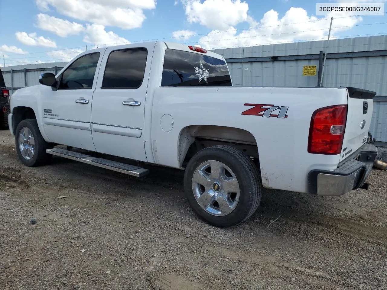 2011 Chevrolet Silverado C1500 Lt VIN: 3GCPCSE00BG346087 Lot: 73603744