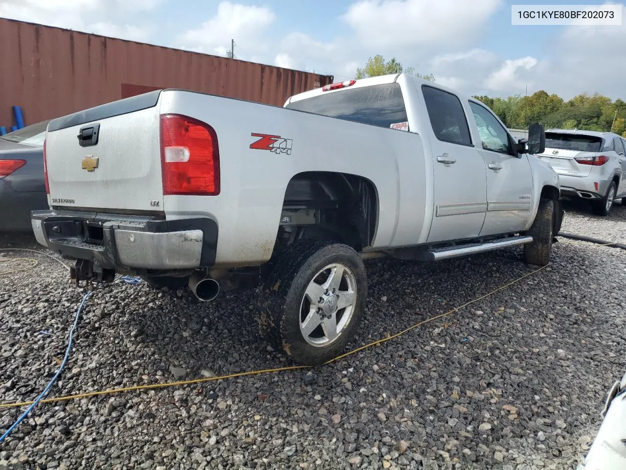 2011 Chevrolet Silverado K2500 Heavy Duty Ltz VIN: 1GC1KYE80BF202073 Lot: 73664964