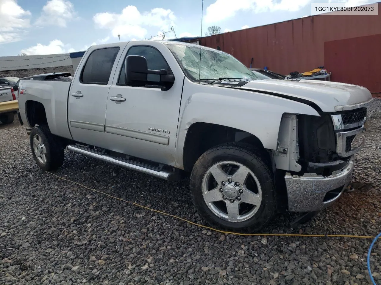 2011 Chevrolet Silverado K2500 Heavy Duty Ltz VIN: 1GC1KYE80BF202073 Lot: 73664964