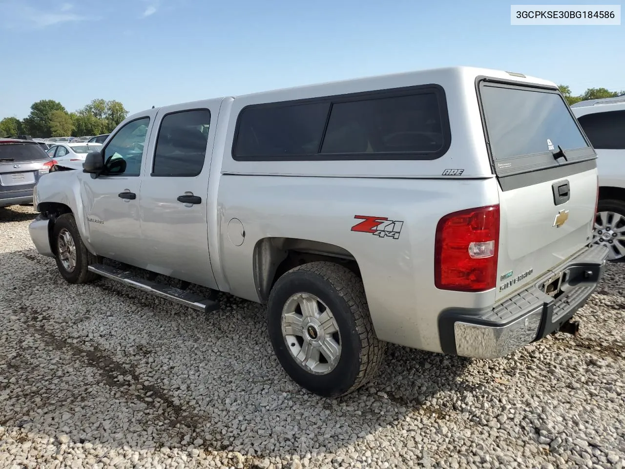 2011 Chevrolet Silverado K1500 Lt VIN: 3GCPKSE30BG184586 Lot: 73707454