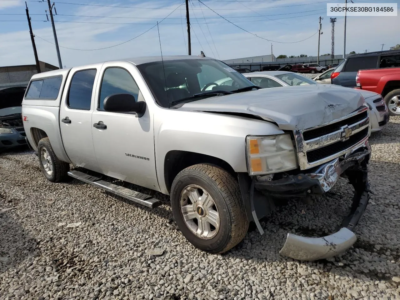 2011 Chevrolet Silverado K1500 Lt VIN: 3GCPKSE30BG184586 Lot: 73707454