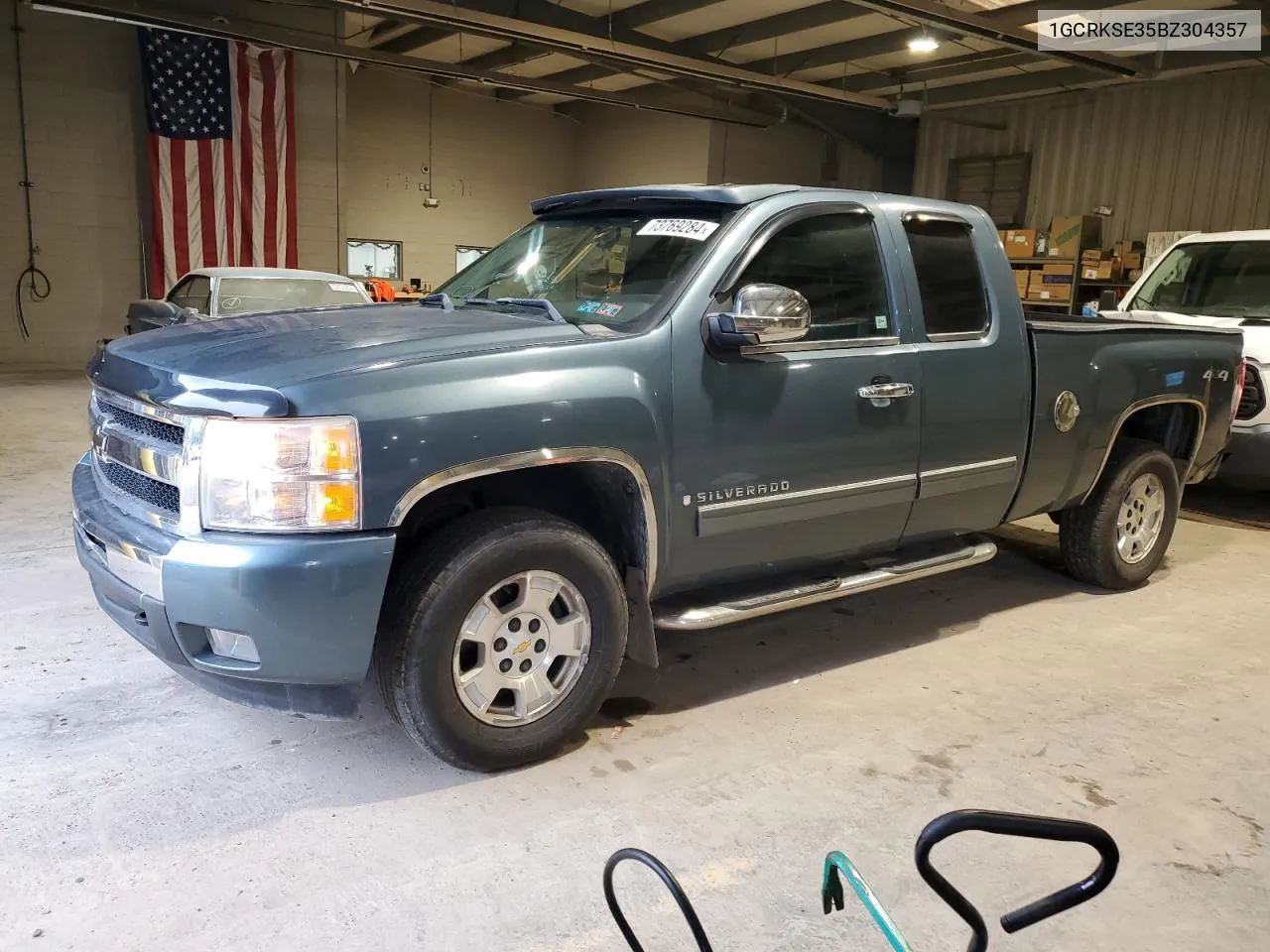 2011 Chevrolet Silverado K1500 Lt VIN: 1GCRKSE35BZ304357 Lot: 73769284