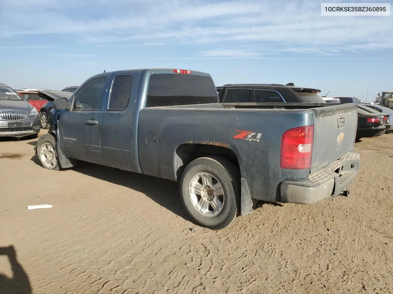 2011 Chevrolet Silverado K1500 Lt VIN: 1GCRKSE35BZ360895 Lot: 73770504