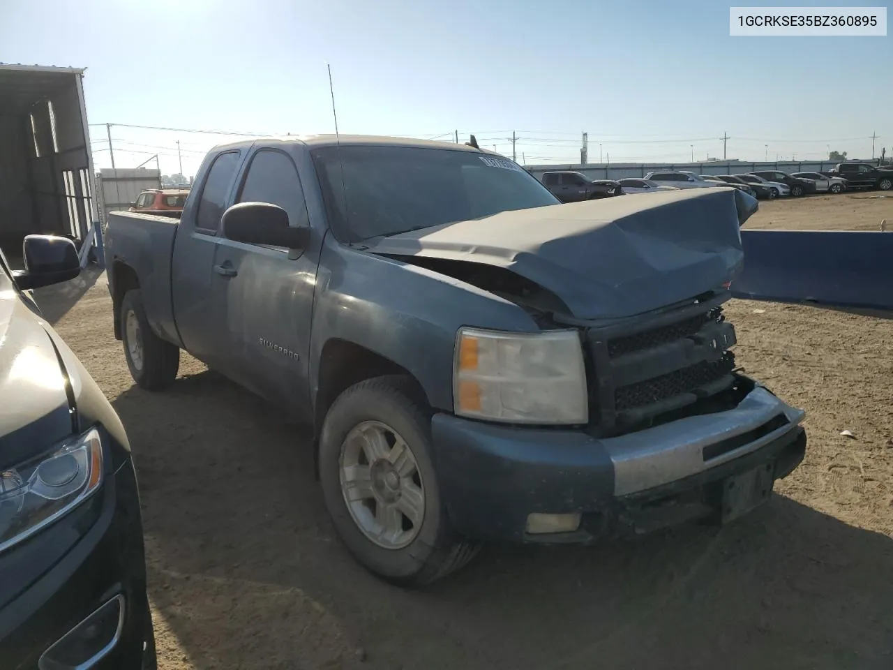 2011 Chevrolet Silverado K1500 Lt VIN: 1GCRKSE35BZ360895 Lot: 73770504