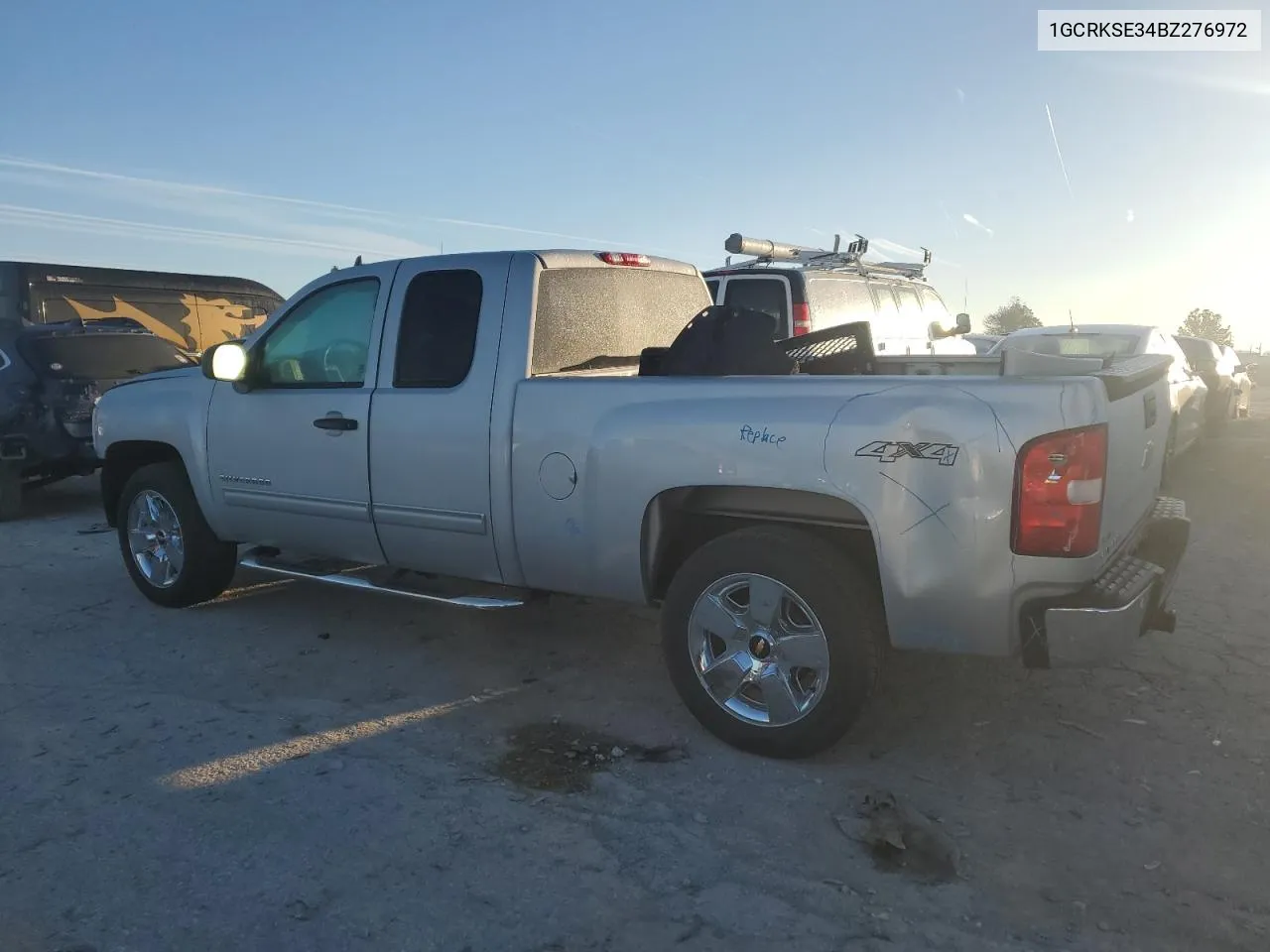 2011 Chevrolet Silverado K1500 Lt VIN: 1GCRKSE34BZ276972 Lot: 73826434