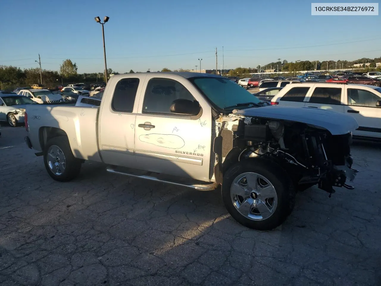 2011 Chevrolet Silverado K1500 Lt VIN: 1GCRKSE34BZ276972 Lot: 73826434