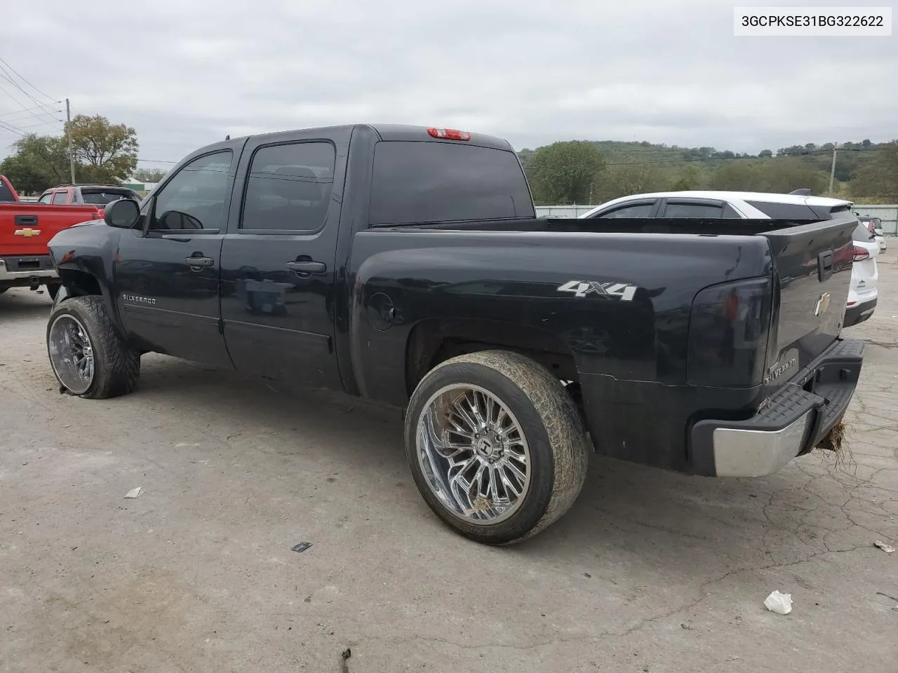 2011 Chevrolet Silverado K1500 Lt VIN: 3GCPKSE31BG322622 Lot: 73948694