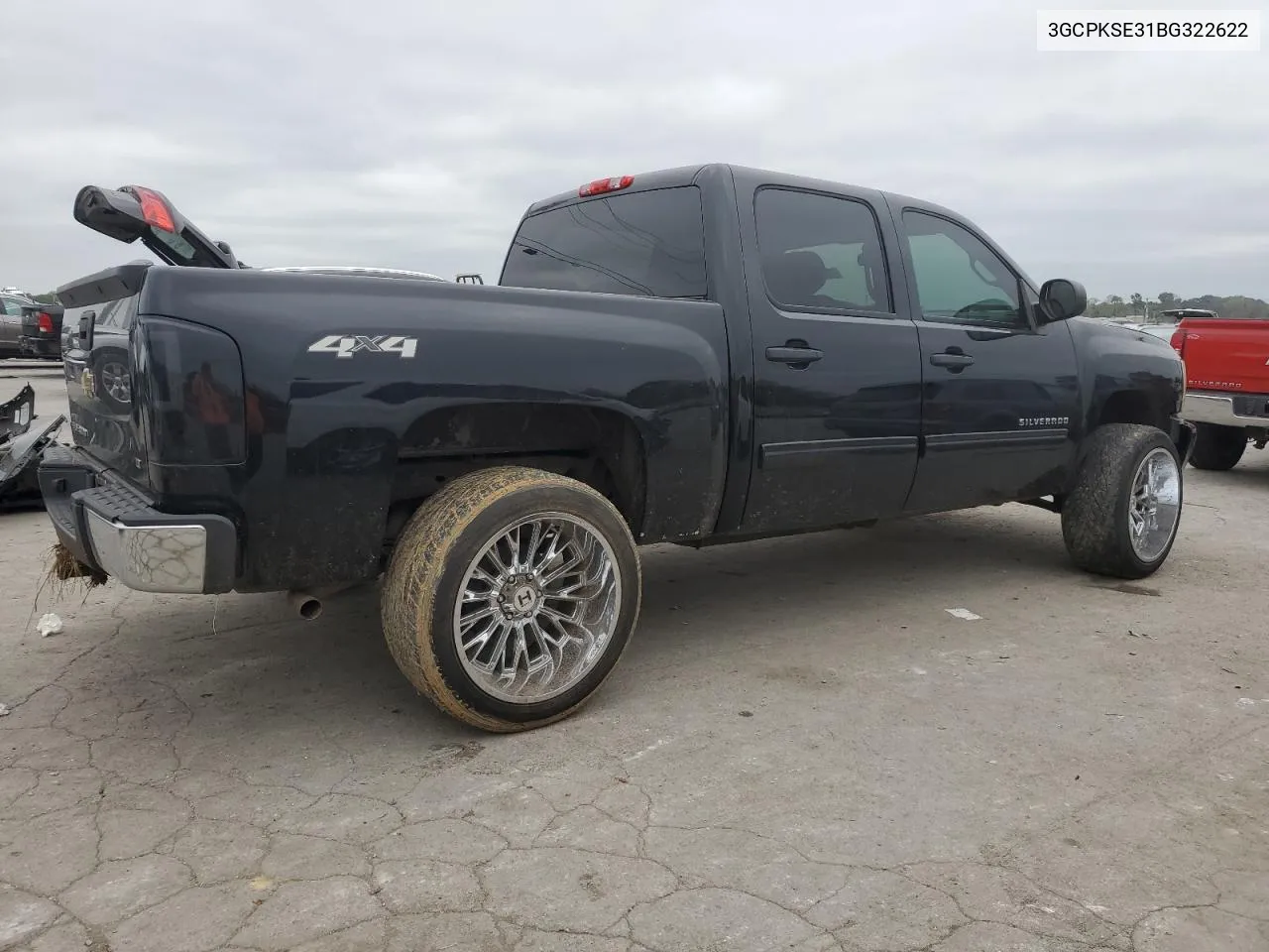 2011 Chevrolet Silverado K1500 Lt VIN: 3GCPKSE31BG322622 Lot: 73948694