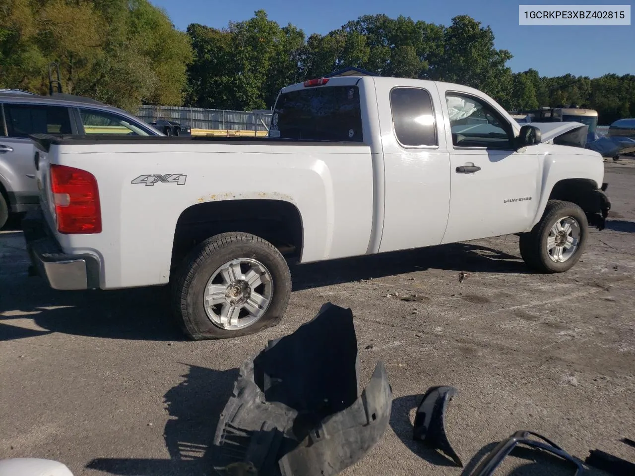 2011 Chevrolet Silverado K1500 VIN: 1GCRKPE3XBZ402815 Lot: 73963044