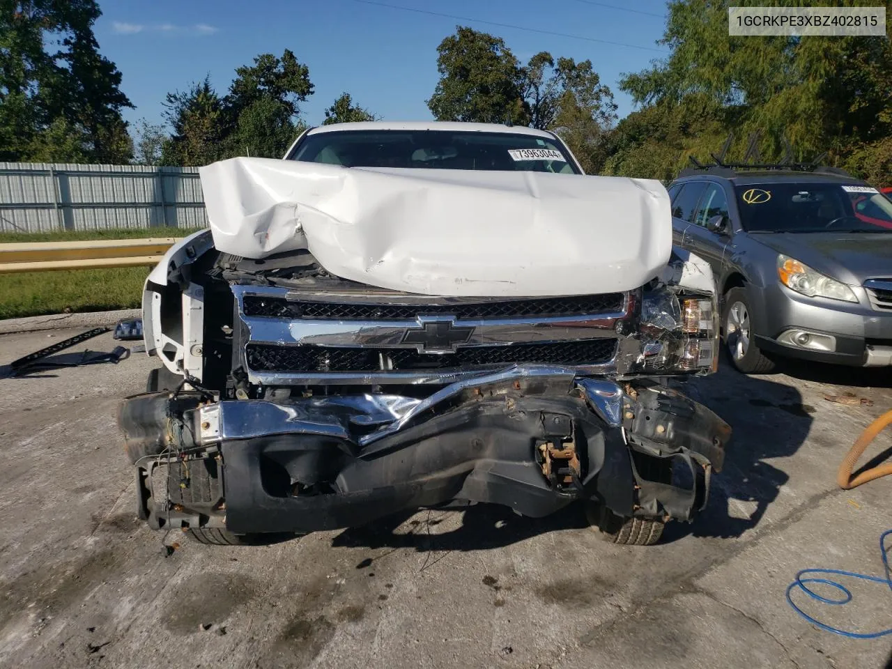 2011 Chevrolet Silverado K1500 VIN: 1GCRKPE3XBZ402815 Lot: 73963044