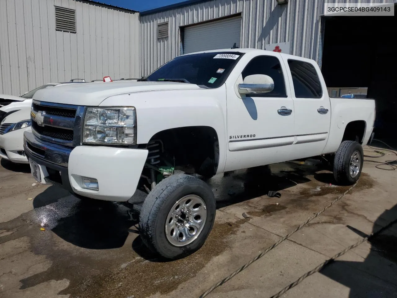 2011 Chevrolet Silverado C1500 Lt VIN: 3GCPCSE04BG409143 Lot: 73998894