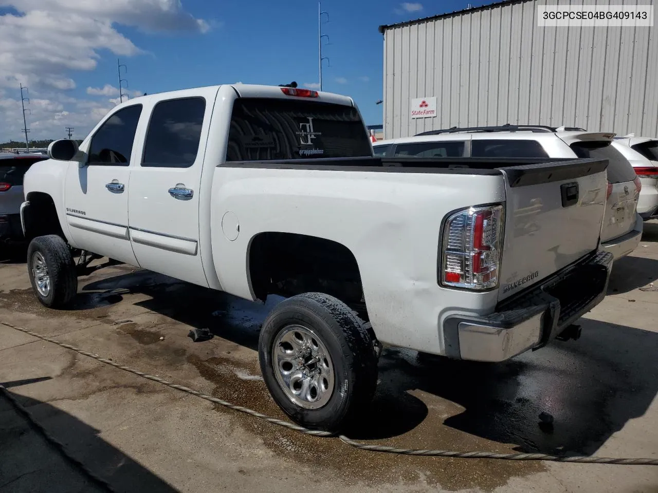 2011 Chevrolet Silverado C1500 Lt VIN: 3GCPCSE04BG409143 Lot: 73998894