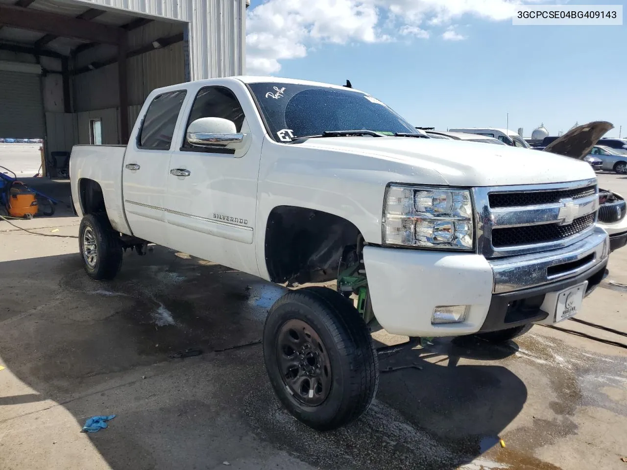 2011 Chevrolet Silverado C1500 Lt VIN: 3GCPCSE04BG409143 Lot: 73998894