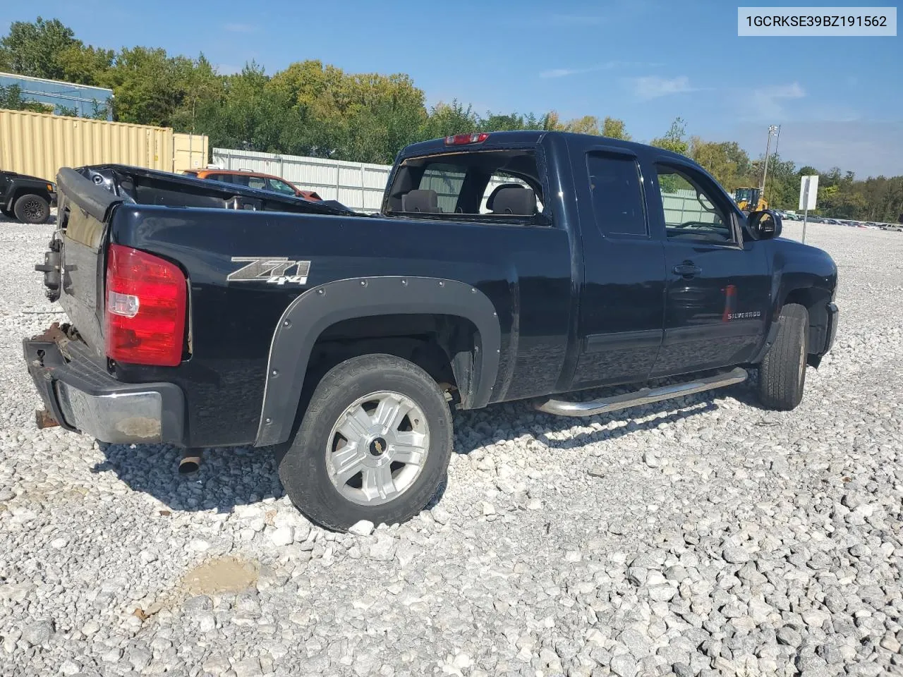 2011 Chevrolet Silverado K1500 Lt VIN: 1GCRKSE39BZ191562 Lot: 74181834