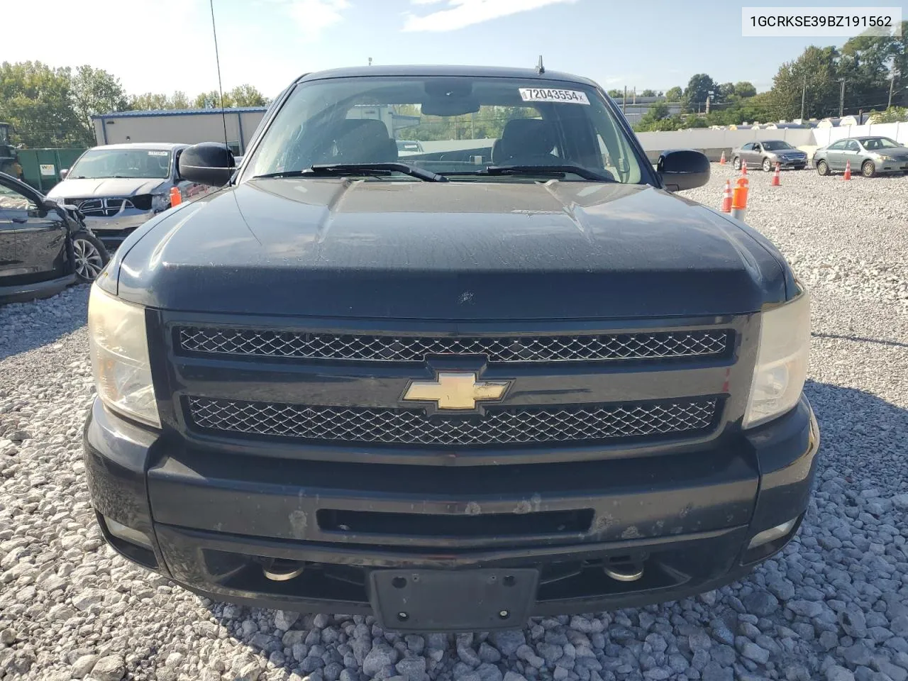 2011 Chevrolet Silverado K1500 Lt VIN: 1GCRKSE39BZ191562 Lot: 74181834