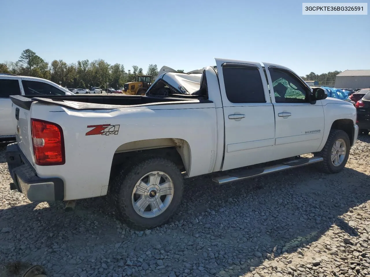 2011 Chevrolet Silverado K1500 Ltz VIN: 3GCPKTE36BG326591 Lot: 74225754