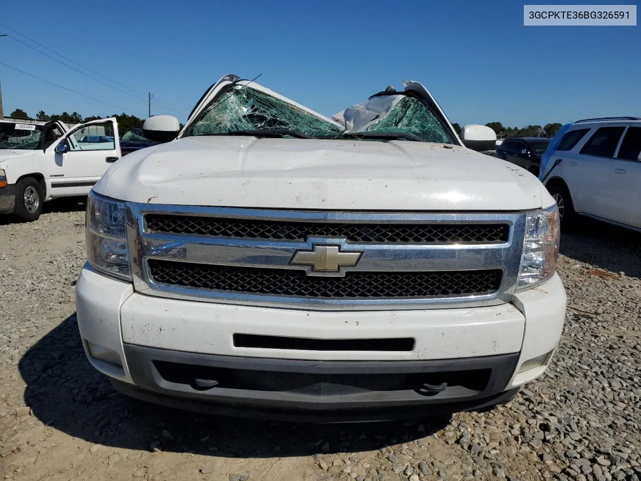 2011 Chevrolet Silverado K1500 Ltz VIN: 3GCPKTE36BG326591 Lot: 74225754