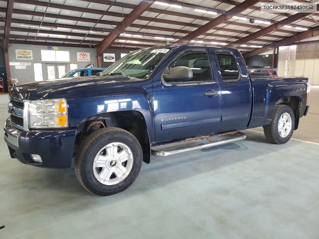 2011 Chevrolet Silverado K1500 Lt VIN: 1GCRKSE35BZ430850 Lot: 74265374