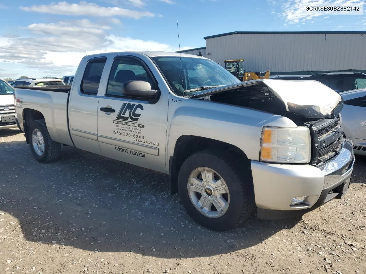 2011 Chevrolet Silverado K1500 Lt VIN: 1GCRKSE30BZ382142 Lot: 74270154