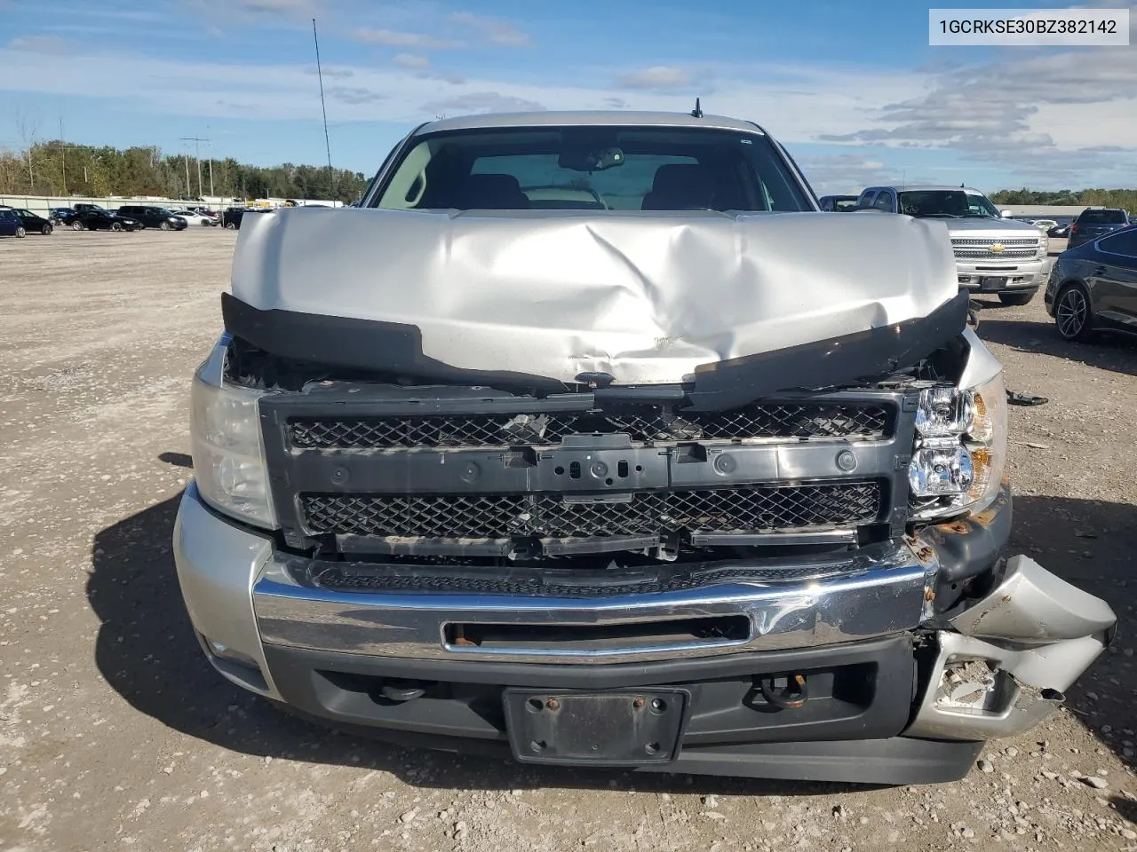 2011 Chevrolet Silverado K1500 Lt VIN: 1GCRKSE30BZ382142 Lot: 74270154