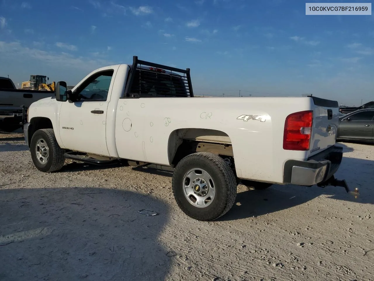 2011 Chevrolet Silverado K2500 Heavy Duty VIN: 1GC0KVCG7BF216959 Lot: 74347454